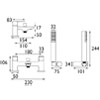 Bristan Napoli Deck Mounted Chrome Finish Bath Mixer Tap small Image 4