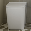 Nuie Orlen 346 x 530mm Rimless Back-To-Wall White WC Pan and Soft Close Seat small Image 4