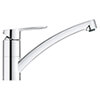 Grohe BauEco Chrome Deck Mounted Single Lever Kitchen Sink Mixer Tap small Image 4