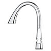 Grohe Zedra Touch Deck Mounted Electronic Kitchen Sink Mixer Tap With Swivel Spout small Image 4