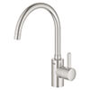 Grohe Eurosmart Cosmopolitan Deck Mounted Kitchen Sink Mixer Tap with Swivel Spout small Image 4