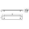 Ideal Standard Concept Glass Shelf With Brackets small Image 4