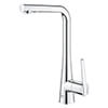 Grohe Zedra Contemporary L-Shaped Pull-Out Kitchen Mixer Tap with Swivel Spout small Image 4