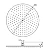 Ideal Standard Idealrain Chrome Round Fixed Rainshower Head small Image 4