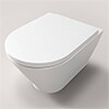IMEX Blade Rimless Short Projection Rimless Wall Hung WC Pan small Image 4