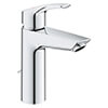 Grohe Eurosmart Contemporary M-Size Deck Mounted Chrome Basin Mixer Tap small Image 4