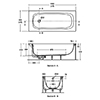 Ideal Standard I-Life Rectangular Idealform Bath small Image 4