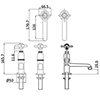 Burlington Guild Deck Mounted Pair Of Basin Taps small Image 4