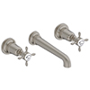 Burlington Guild Wall Mounted Traditional 3 Hole Bath Filler Tap small Image 4