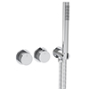 Saneux Cos 2-Way Concealed Thermostatic Shower Ring Valve Kit With Handset small Image 4