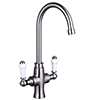 Nuie Sarani Dual Handle Deck-Mounted Mono Sink Mixer Tap small Image 4