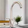 Nuie Sarani Mono Dual Lever Deck Mounted Kitchen Sink Mixer Tap small Image 4