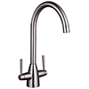 Nuie Nila Dual Handle Kitchen Sink Mixer Tap small Image 4